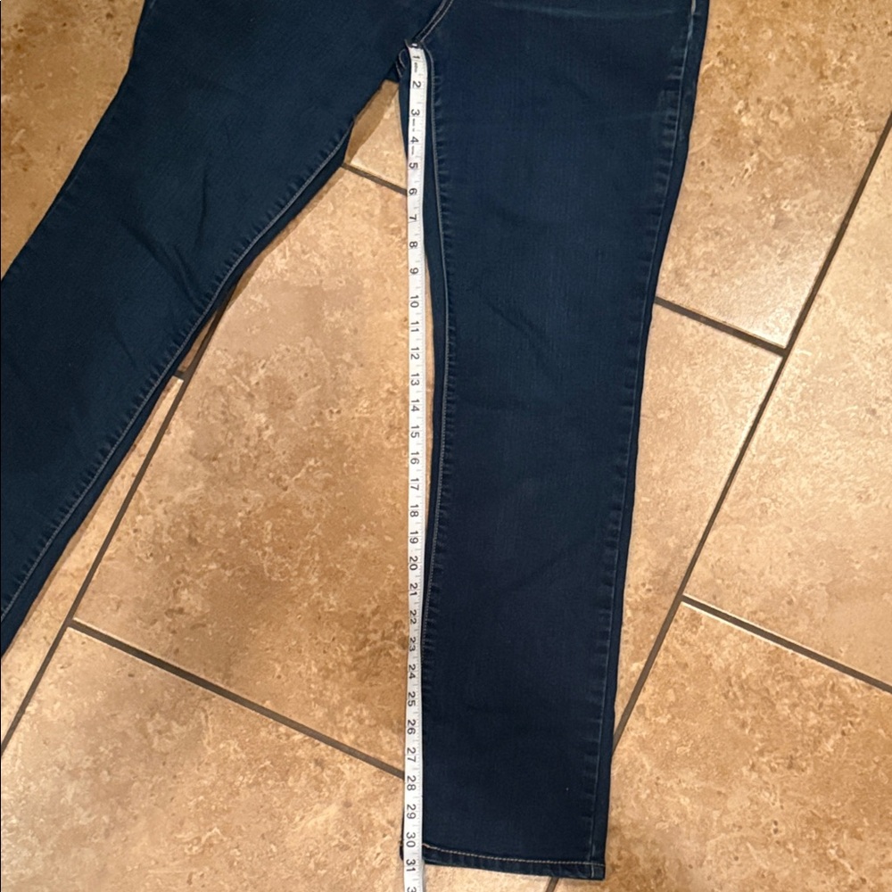CODE BLEU Dark Wash Chelsea Classic Straight Leg Jeans - Classic Navy - Picture 8 of 8